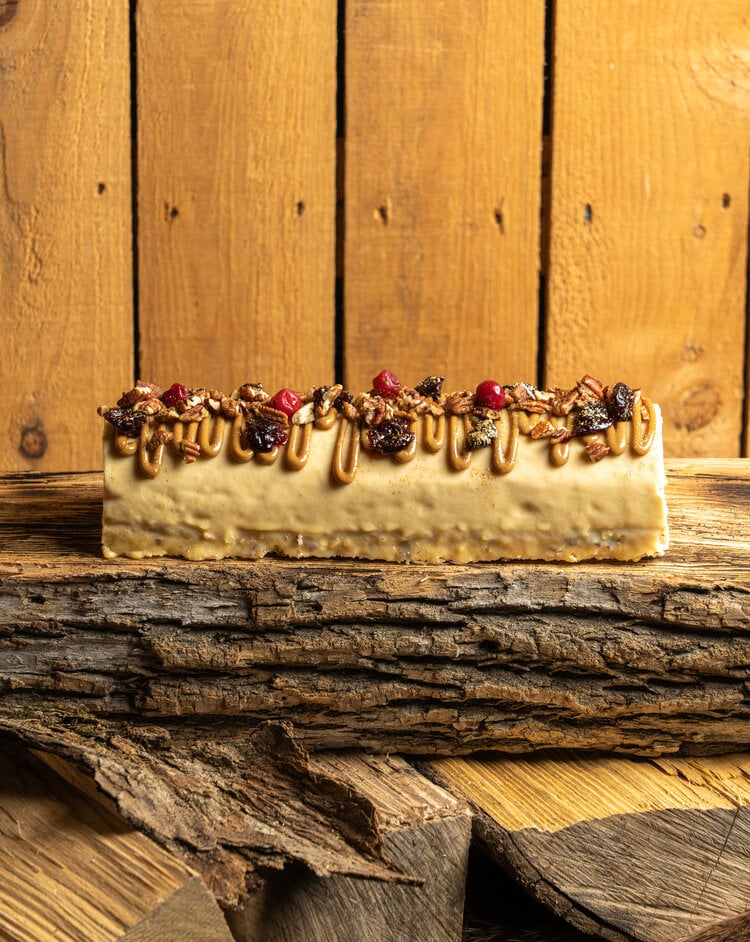 Maple log cake