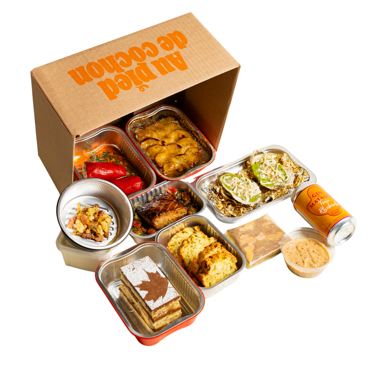 Holiday menu for 2 people