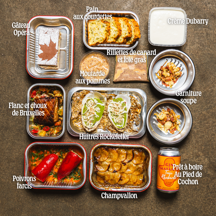 Holiday menu for 2 people