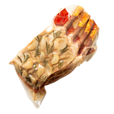 Rôti de porc, sauce aux cerises