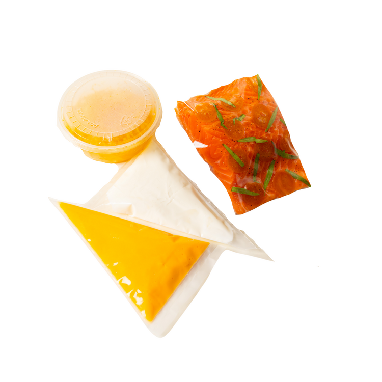 Citrus-infused confit trout