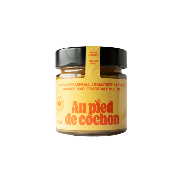 Smoked-maple baseball mustard