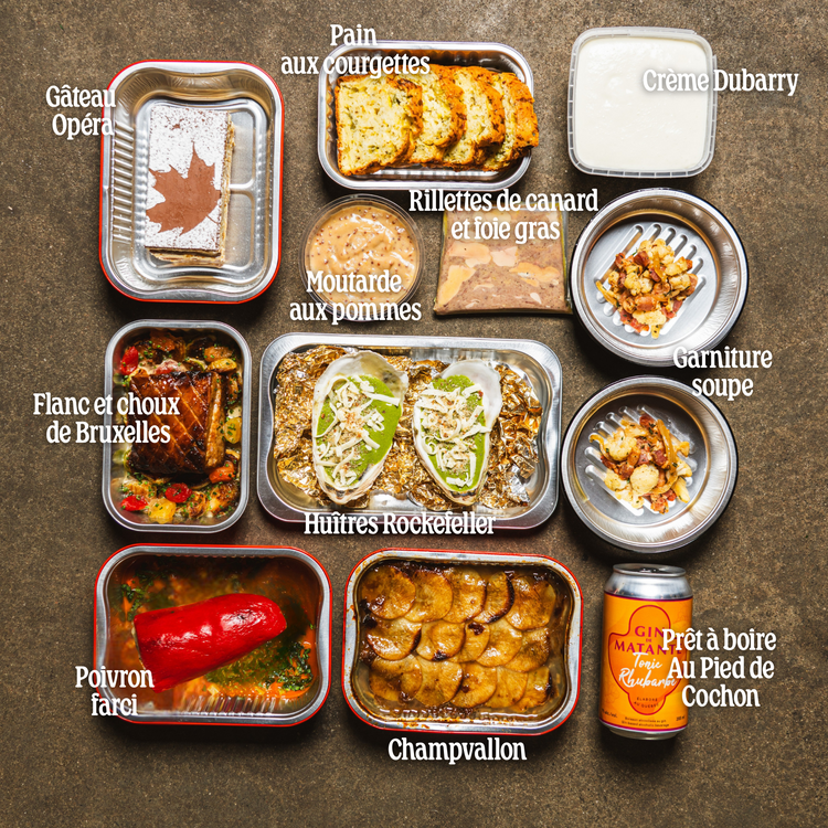 Holiday menu for 2 people