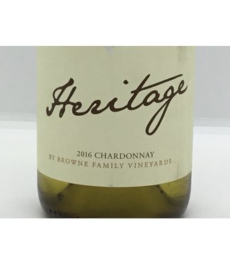 Browne “Heritage” Chardonnay ‘16 Browne “Heritage” Chardonnay 2016