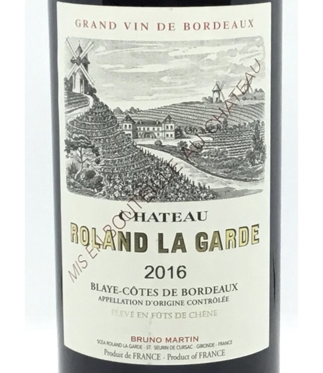 Château Roland La Garde 2016 Blaye - Bordeaux