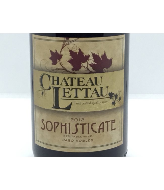 Château Lettau “Sophisticate” 2012 Paso Robles