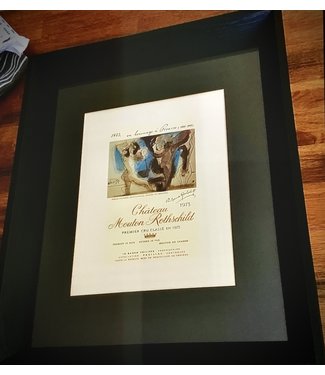 Château  Mouton-Rothschild  Lithograph “Picasso” 1973