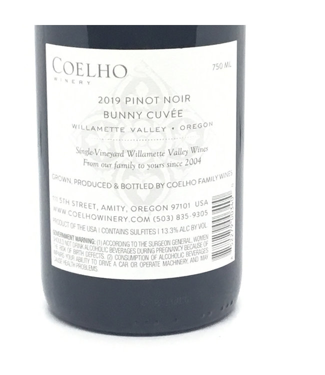 Coelho Pinot Noir 2021 Willamette Valley - Oregon