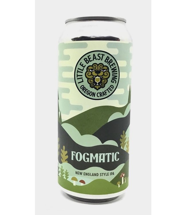 Little Beast Brewing “Fogmatic” NEW ENGLAND STLYE IPA 16 FL OZ OREGON
