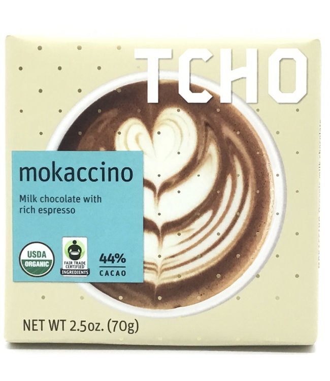 Tcho Mokaccino 44%  Bar 2.5oz Bereley - California