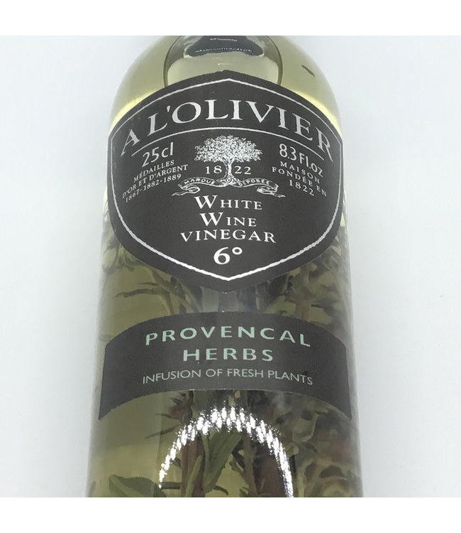 A L’olivier Provencal Herbs  White Wine Vinegar 8.3 oz