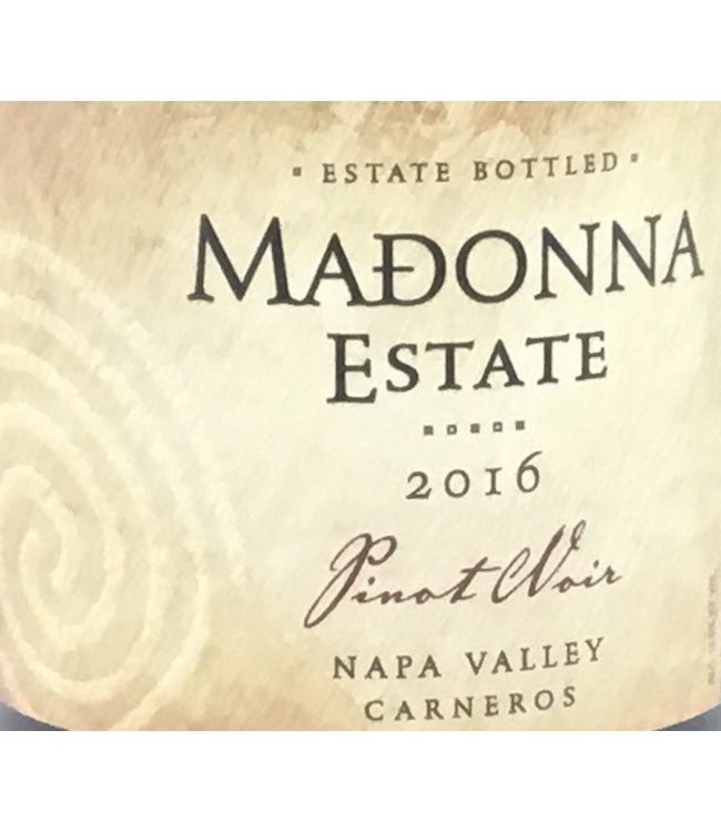 Madonna Estate Pinot Noir 2018 Napa Valley - Carneros