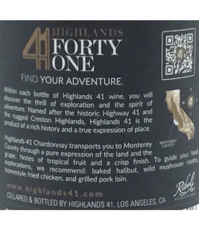 Highlands  41 Chardonnay  2019
