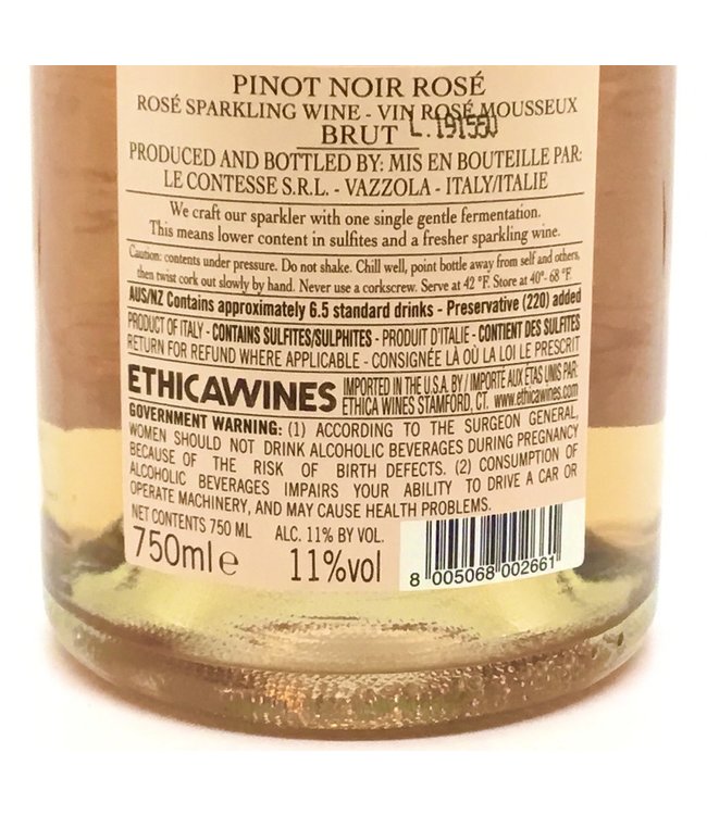 Le Contesse Pinot Noir Rose NV Italy