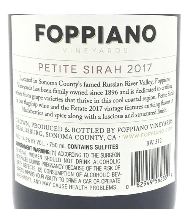 Foppiano Petite Sirah '17