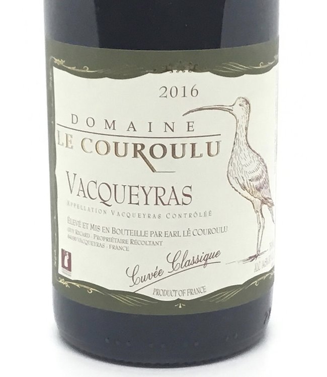 Domaine le Couroulu Vacqueyras 2016 Rhone Valley, France