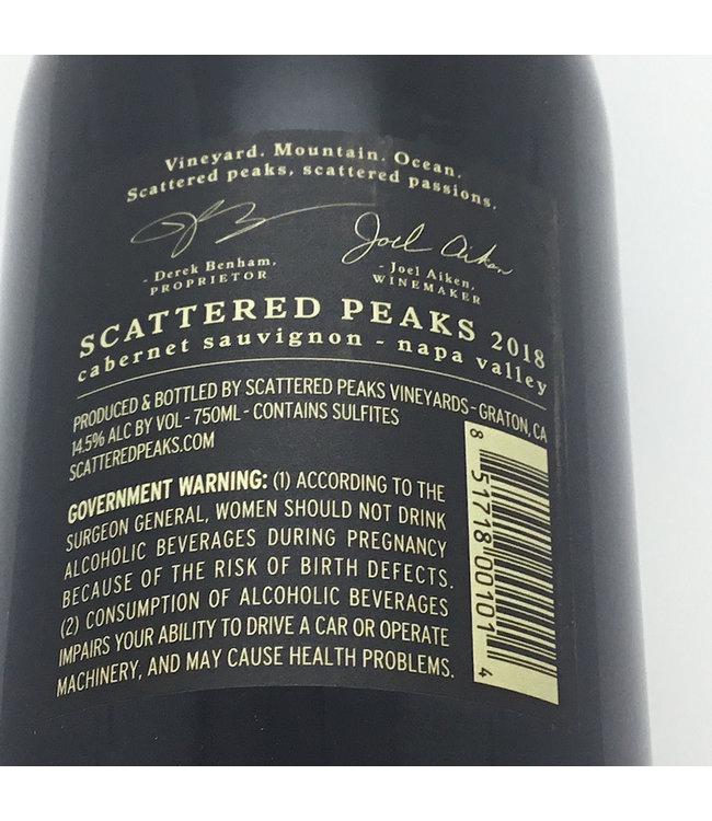 Scattered Peaks Cabernet Sauvignon 2021 Napa Valley