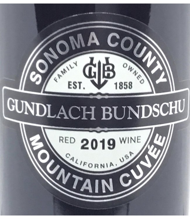Gundlach Bundschu Mountain Cuvee 2019 Alexander Valley