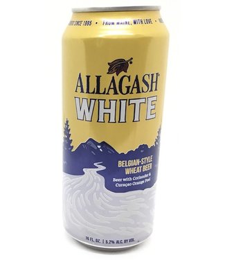 Allagash White Belgian-Style Wheat Beer 16 FL OZ Portland Maine Allagash White Belgian-Style Wheat Beer 16 FL OZ Portland Maine