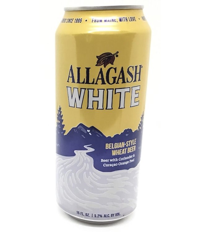 Allagash White Belgian-Style Wheat Beer 16 FL OZ Portland Maine