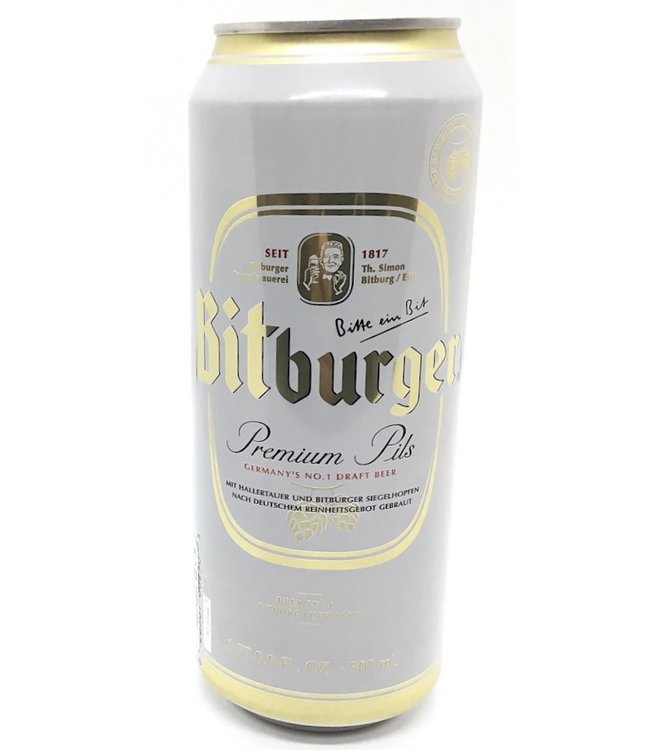 Bitburger "Premium Plis" 16.9 FL OZ GERMANY