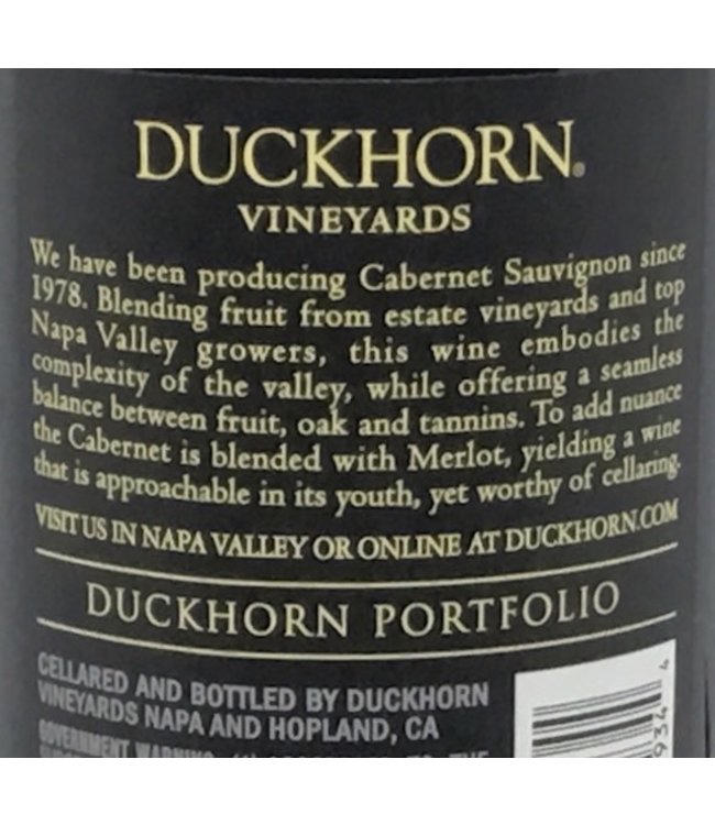 Duckhorn Cabernet Sauvignon 2019 Napa Valley