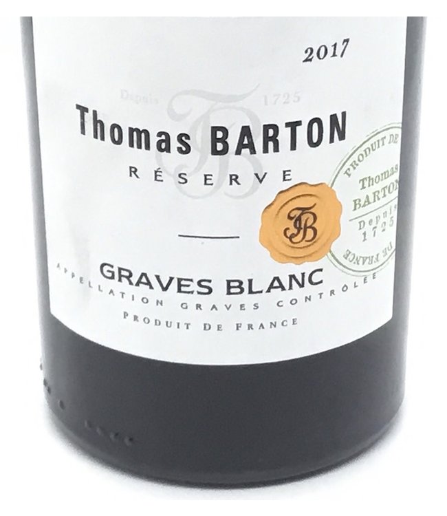 Thomas Barton Graves Blanc "Reserve" 2017 Bordeaux - France