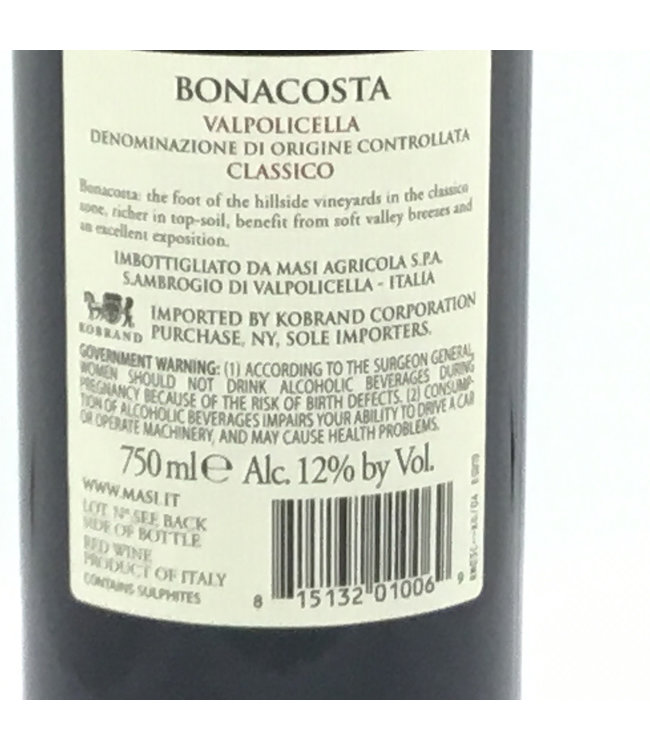 Masi "Bonacosta" Valpolicella Classico 2018