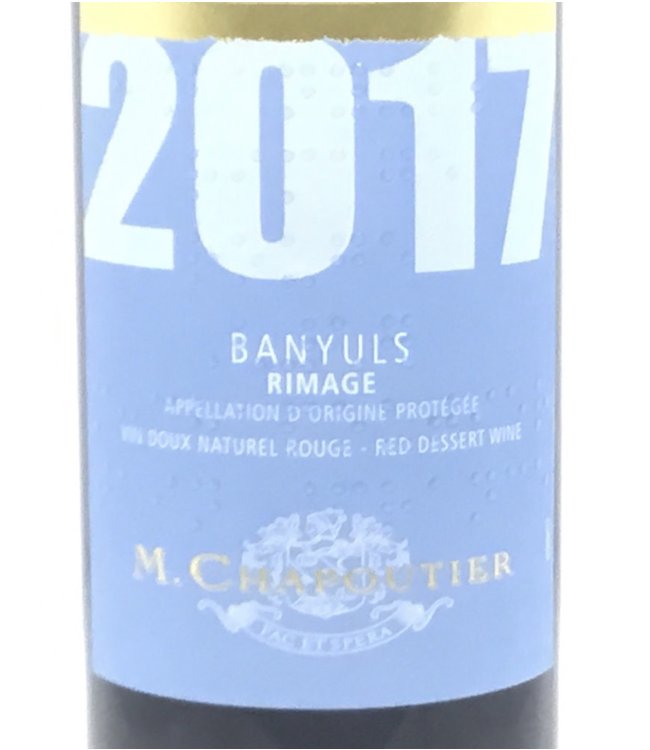 M. Chaputier "Rimage" Banyuls 2017 France 500ml