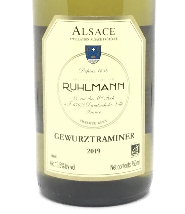 Ruhlmann-Schutz Gewürztraminer Organic 2019 Alsace - France