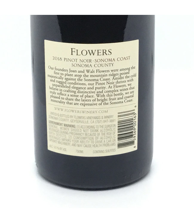 Flowers Pinot Noir 2018 Sonoma Coast