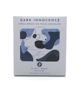 Dirty Bean Chocolate "Dark Innocence" 1.91oz Vegan Dirty Bean Chocolate "Dark Innocence" 1.91oz Vegan