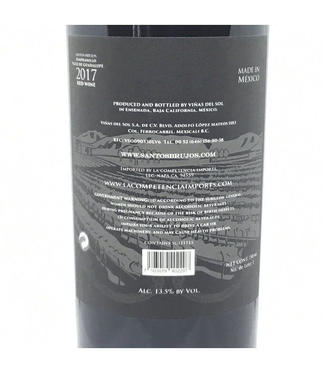Santos Brujos Tempranillo 2018 Baja - Mexico