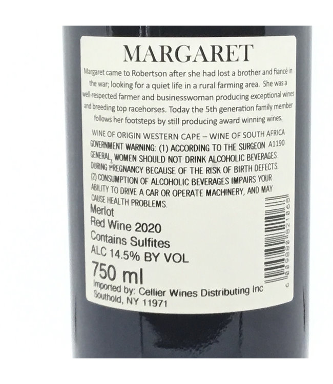 Margaret Merlot 2020 South Africa