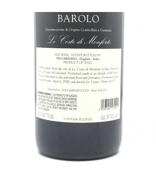 Pecchenino Barolo Le Coste di Monforte 2016 Piedmont - Italy