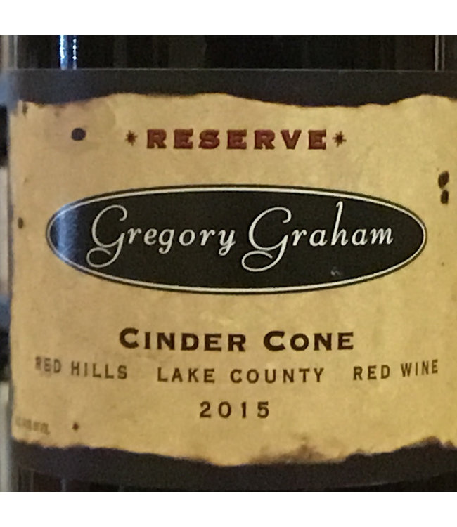 Gregory Graham "Cinder Cone Reserve" 2015 Lake County