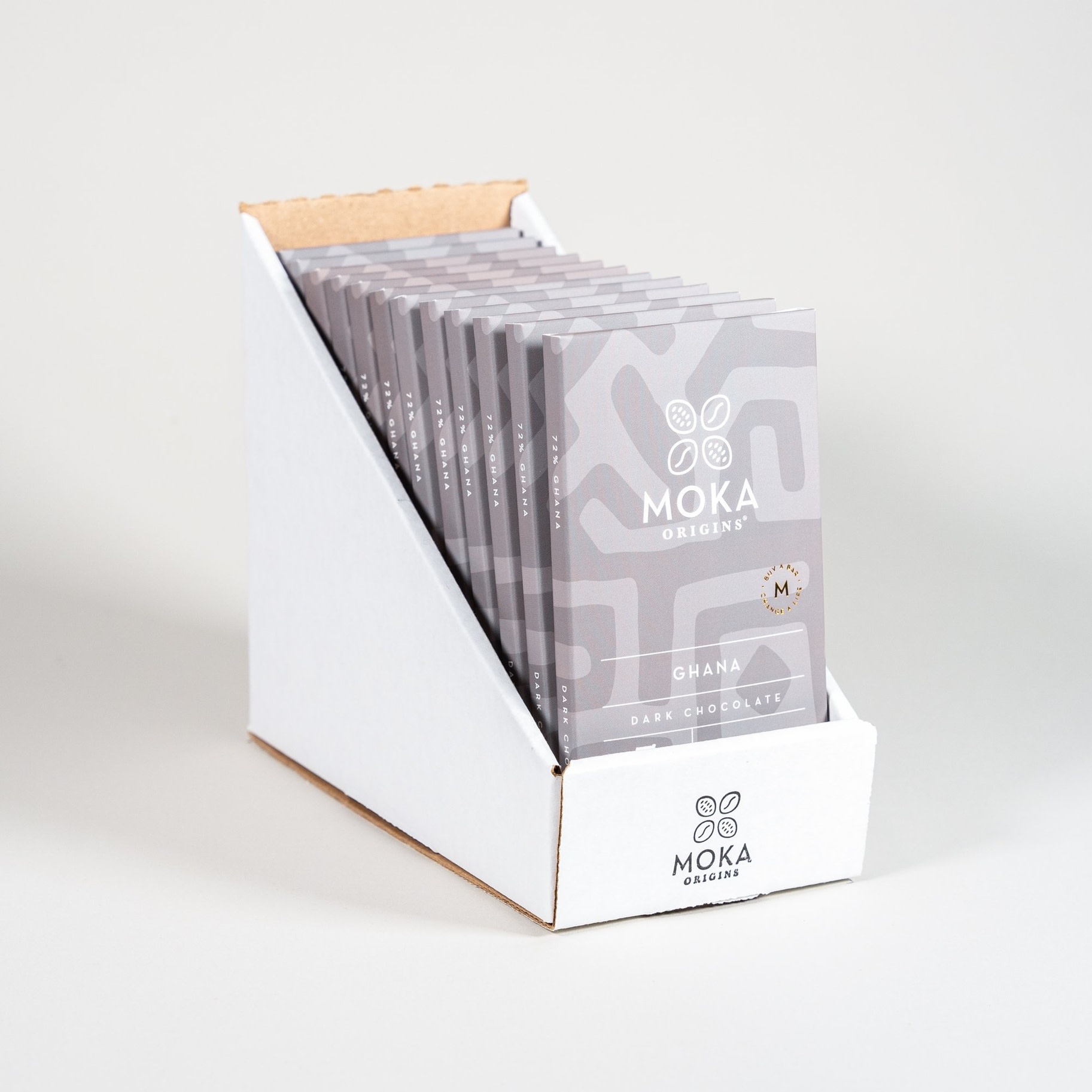 Moka Origins Ghana Dark Chocolate 72% Cacao Africa