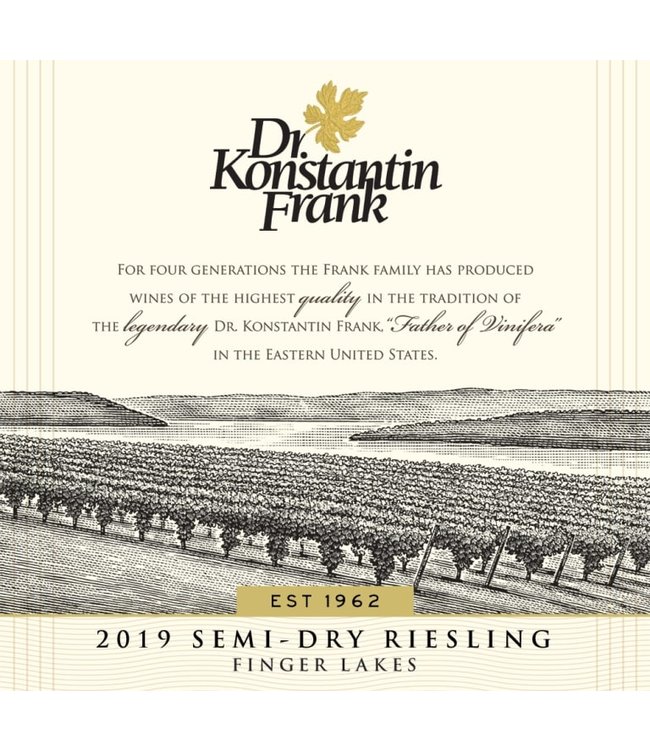 Dr. Konstantin Frank Simi-Dry Riesling 2021 Finger Lakes - New York