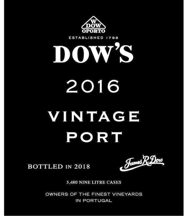Dow's 2016 Vintage Port - Portugal