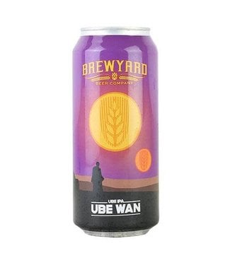 Brewyard Beer Co. "Ube Wan" IPA 16 oz Can Glendale - California Brewyard Beer Co. "Ube Wan" IPA 16 oz Can Glendale - California