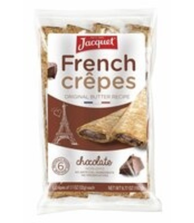 Jacquet French Crepes Chocolate & Hazelnut 6 PK 6.77 oz France