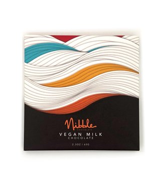 Nibble Organic Vegan Milk Chocolate Bar 2.3 oz Nibble Organic Vegan Milk Chocolate Bar 2.3 oz