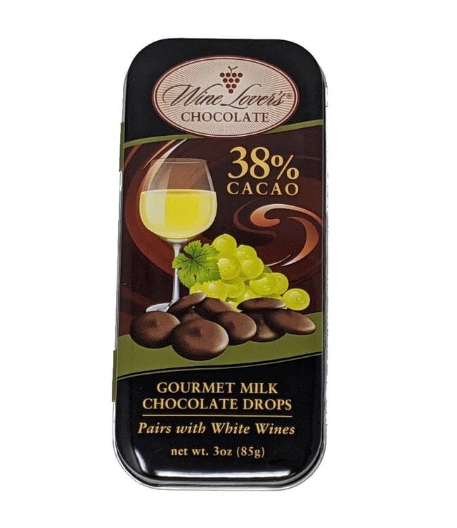 Wine Lover's Milk Chocolate 38% Pairs w/ White Wine 3oz