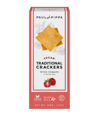 Paul & Pippa Traditional w/Tomato Crackers Vegan 4.6 oz Paul & Pippa Traditional w/Tomato Crackers Vegan 4.6 oz