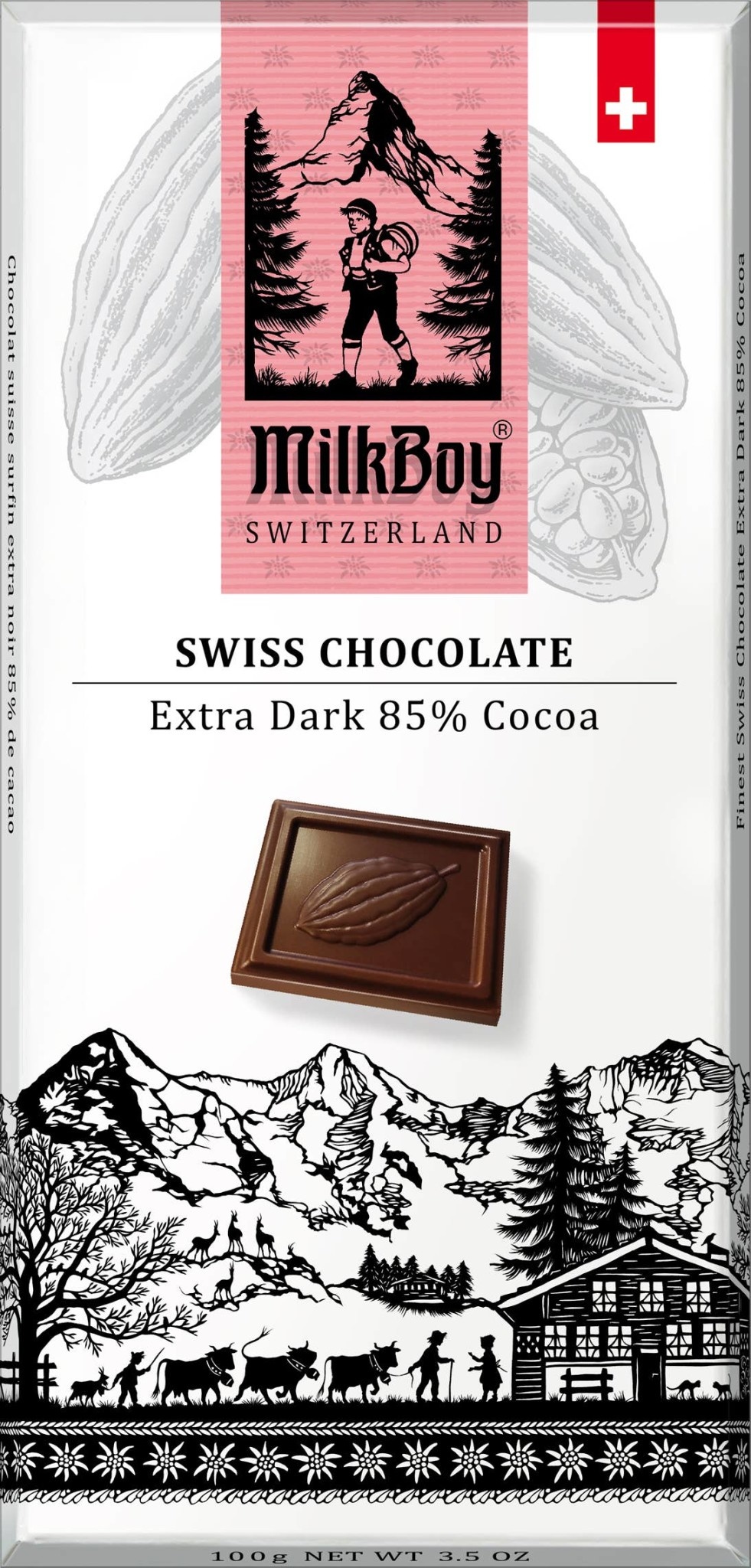 Milk Boy Extra Dark 85% 3.5 oz Switzerland - CocoVino LA