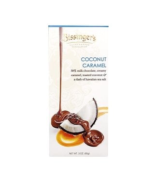 Bissinger's Coconut Carmel Milk Chocolate 38%  3oz St. Louis - MO Bissinger's Coconut Carmel Milk Chocolate 38%  3oz St. Louis - MO