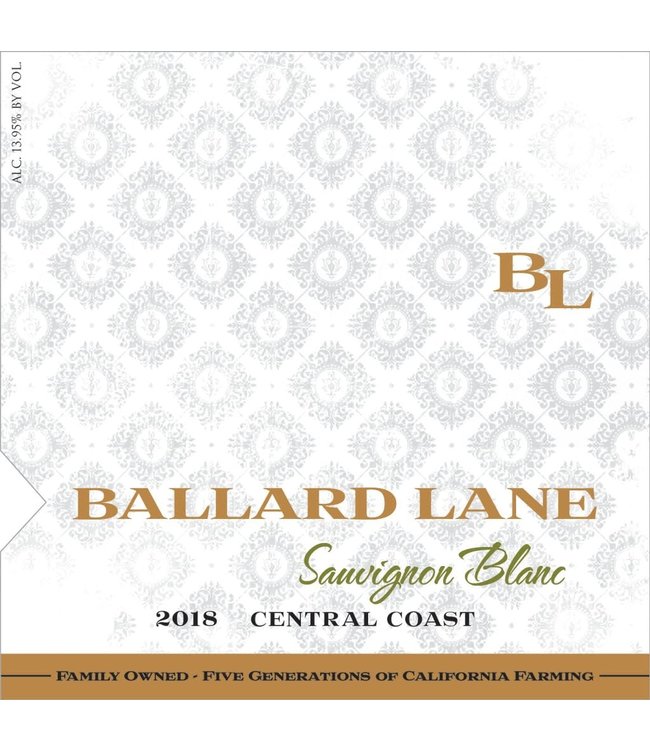Ballard Lane Sauvignon Blanc 2018 Central Coast