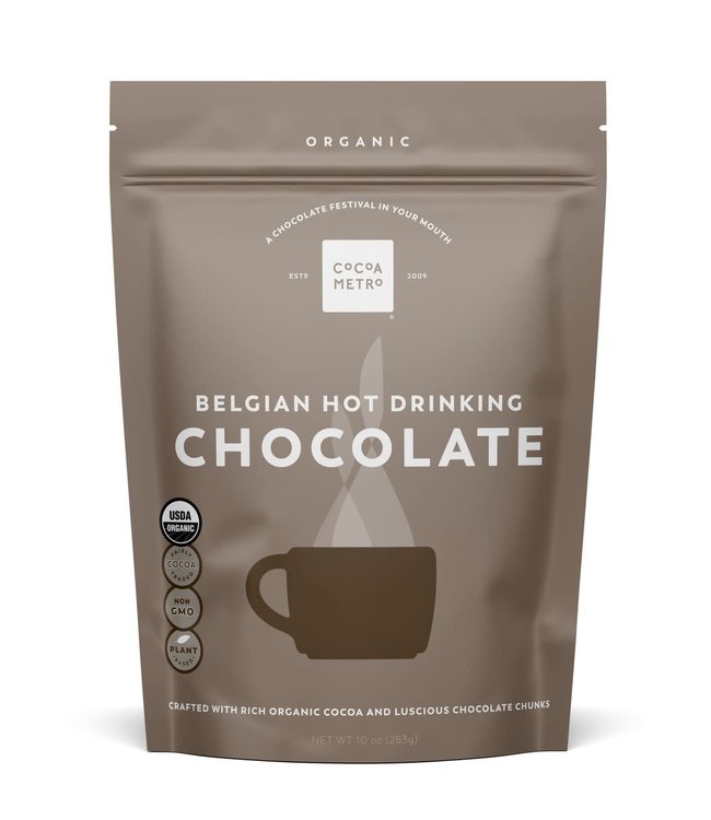 Cocoa Metro Organic Belgian Hot Drinking Chocolate 7oz Utah