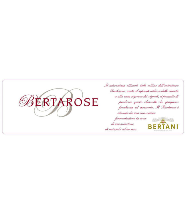 Bertani "Berarose" Rosato 2022 Verona - Italy