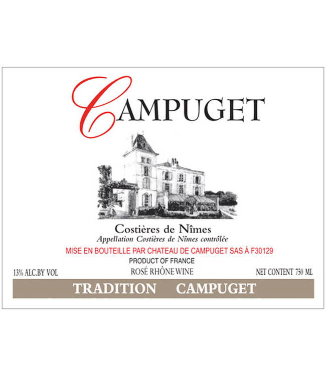 Château de Campuget 2020 Costières-de-Nîmes Rosé - France